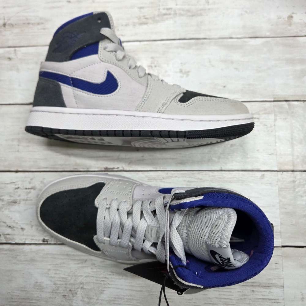 Nike Air Jordan 1 Zoom Air CMFT 2 High Top Women 6 Grey Concord DV1305-040
